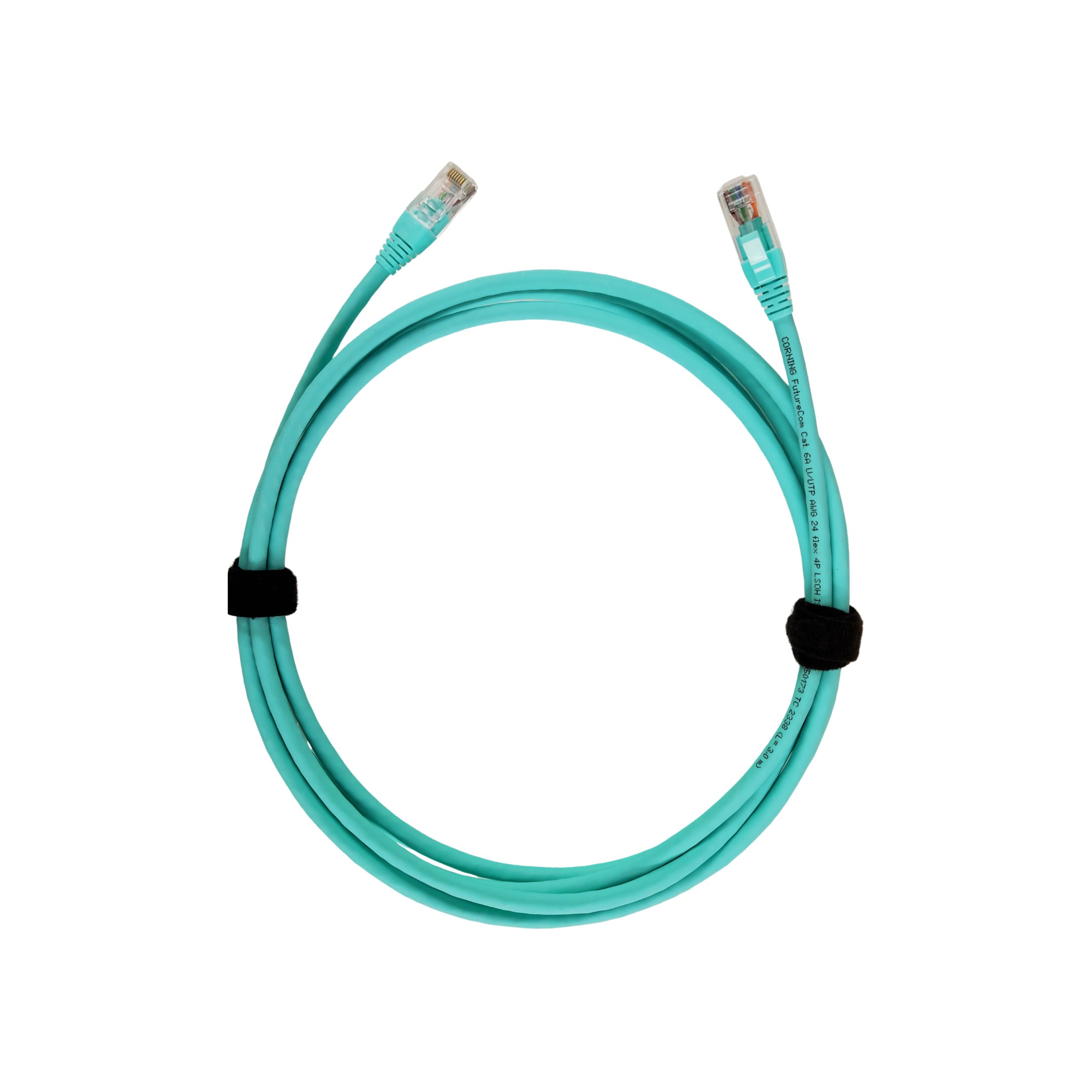 CAT6A RJ45 LSZH 24AWG Turquoise 3m