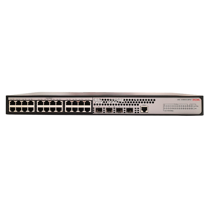 08 - H3C Layer 2 Switch 24 x 1GE Ethernet Ports & 4 x 1GE SFP Ports