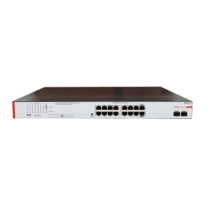 07 - H3C Magic Unmanaged Gigabit Switch 16 x 1GE PoE+ Ethernet Ports, 2 x 1GE SFP Ports