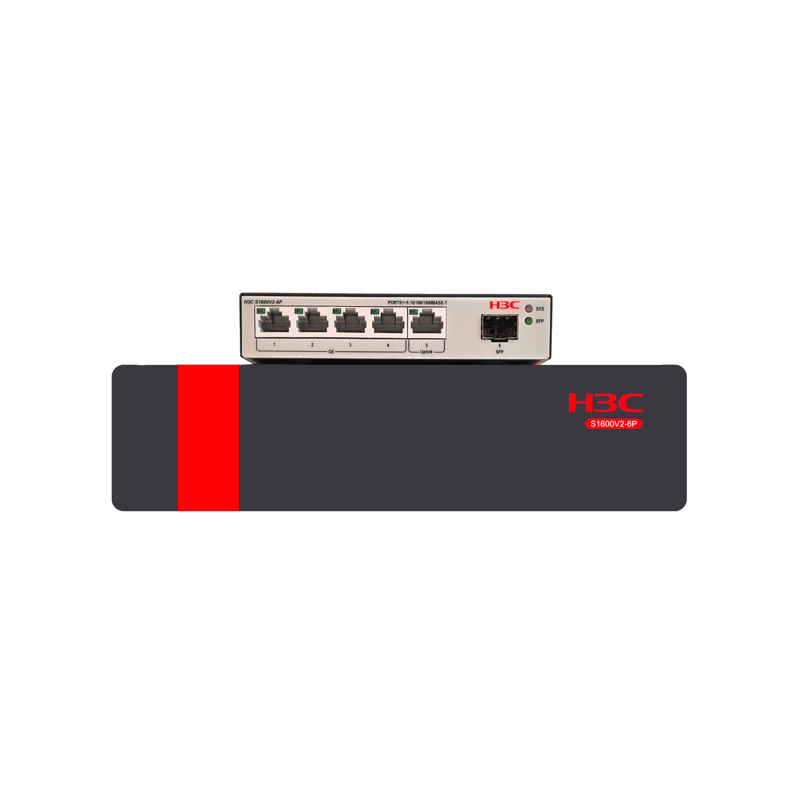 H3C Layer 2 Switch 5 x 1GE Ethernet Ports & 1 x 1GE SFP Port