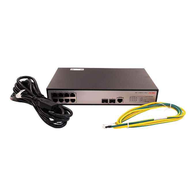 H3C Layer 2 Switch 8 x 1GE Ethernet Ports & 2 x 1GE SFP Ports - Image 4