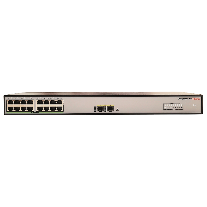 H3C Layer 2 Switch 16 x 1GE Ethernet Ports & 2 x 1GE SFP Ports - Image 5