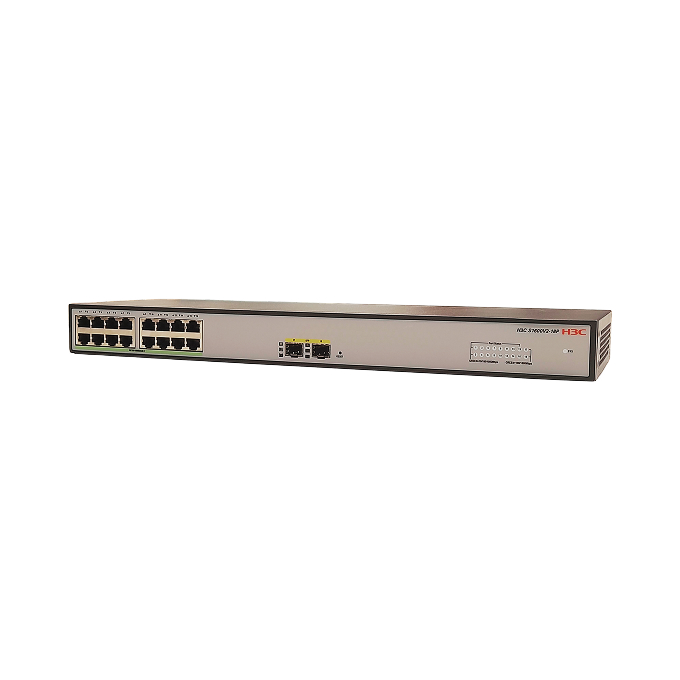 H3C Layer 2 Switch 16 x 1GE Ethernet Ports & 2 x 1GE SFP Ports - Image 4