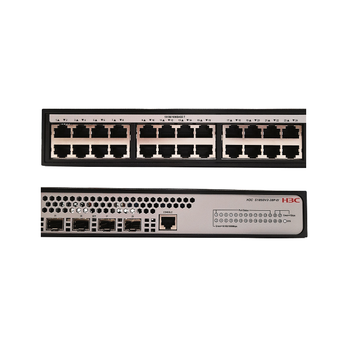 08 - H3C Layer 2 Switch 24 x 1GE Ethernet Ports & 4 x 1GE SFP Ports - Image 3