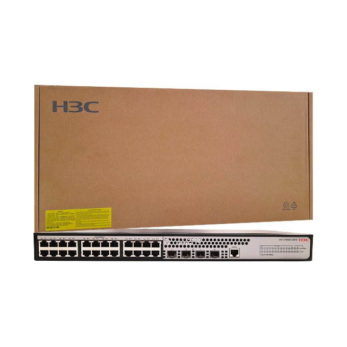 08 - H3C Layer 2 Switch 24 x 1GE Ethernet Ports & 4 x 1GE SFP Ports - Image 2