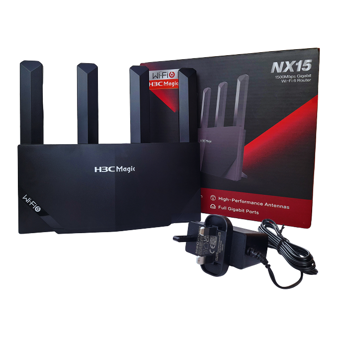 06 - H3C Magic NX15 1500 Mbps Gigabit Dual Band Wi-Fi 6 Router - Image 4