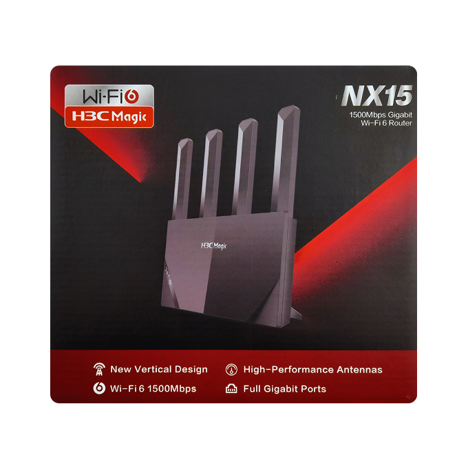 06 - H3C Magic NX15 1500 Mbps Gigabit Dual Band Wi-Fi 6 Router - Image 5