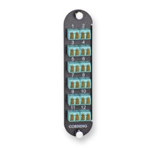 CCHE CONN PANEL 12 LC Duplex OM3